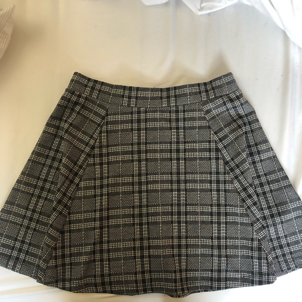 Plaid skater skirt